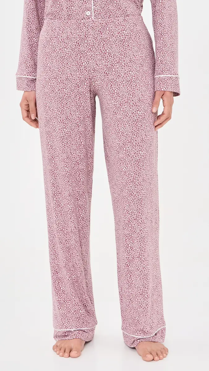 Eberjey Gisele Printed Long Pajama Set | Thumbnail 5 Eberjey Gisele Printed Long Pajama Set | Thumbnail 5