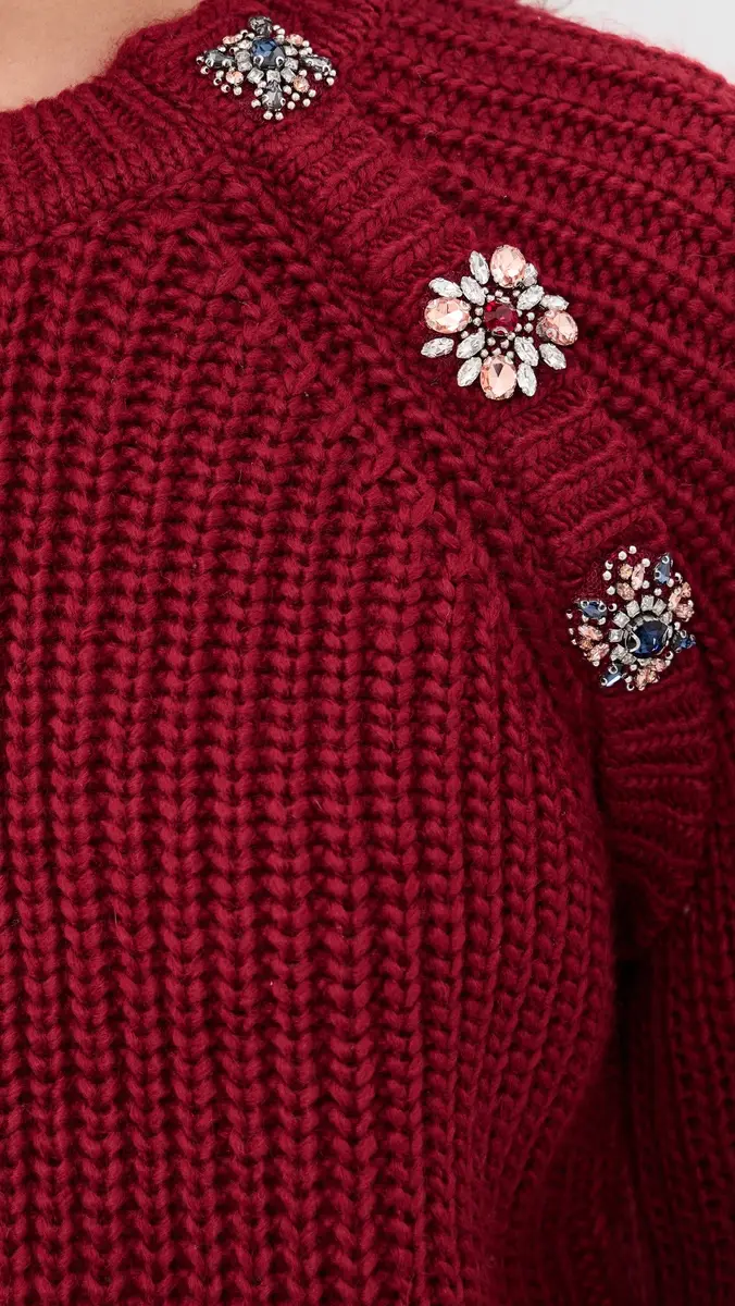 Cinq à Sept Keren Baroque Embellished Pullover | Thumbnail 6 Cinq à Sept Keren Baroque Embellished Pullover | Thumbnail 6