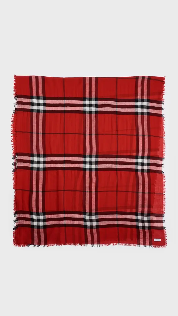 Burberry Wide Check Wool Scarf | Thumbnail 2 Burberry Wide Check Wool Scarf | Thumbnail 2