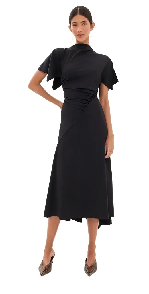 Blousey Midi Dress