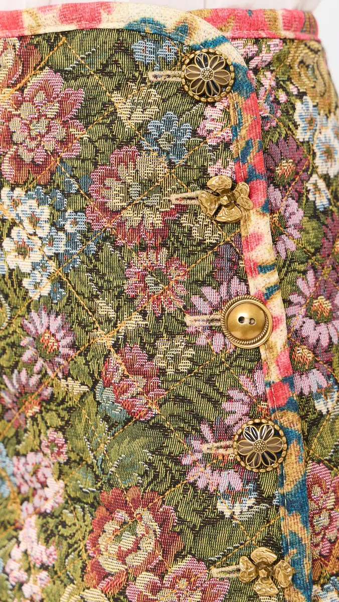 Farm Rio Jacquard Arabesque Matelasse Reversible Mini Skirt | Thumbnail 6 Farm Rio Jacquard Arabesque Matelasse Reversible Mini Skirt | Thumbnail 6