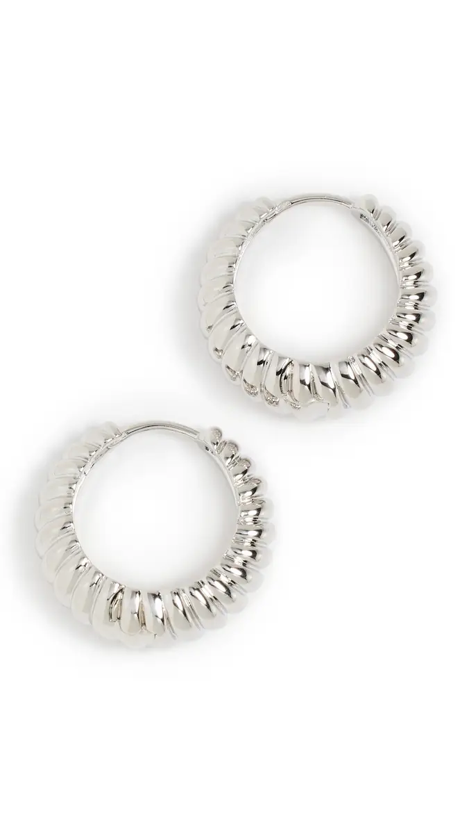 Luv AJ The Ridged Marbella Hoops | Thumbnail 5 Luv AJ The Ridged Marbella Hoops | Thumbnail 5