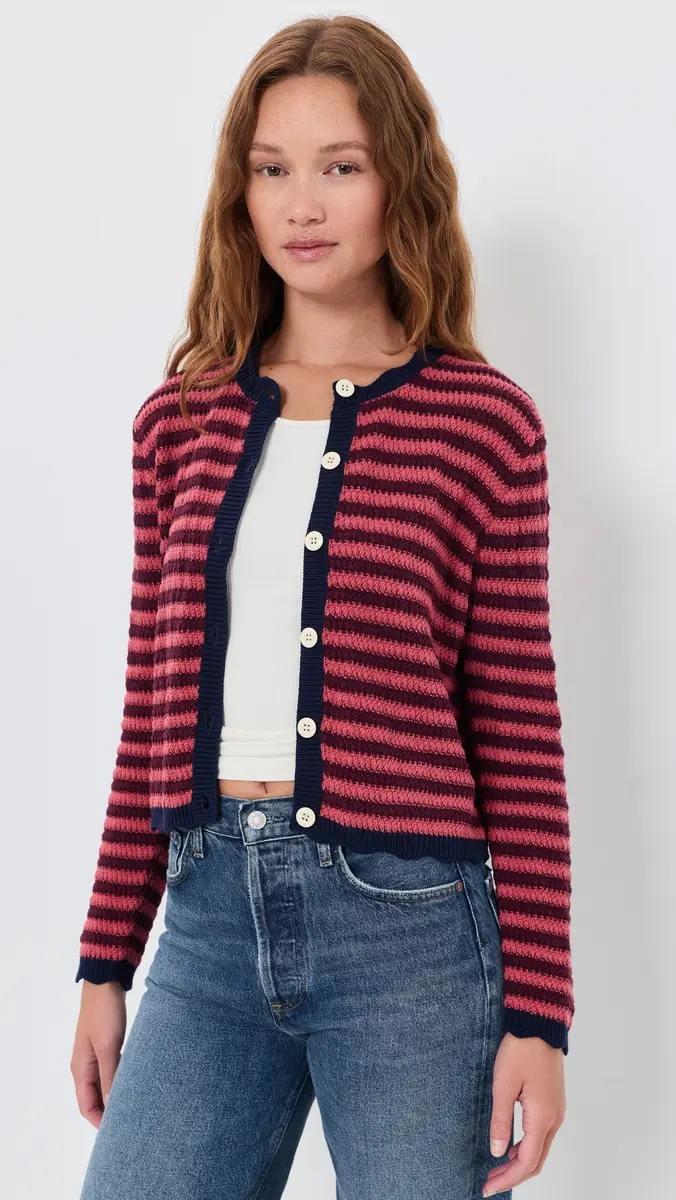 Birds of Paradis Vento Striped Cardigan | Thumbnail 3