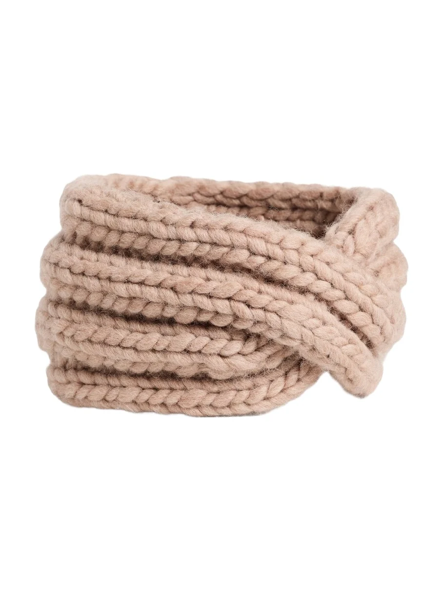 Faherty Chunky Hand Knit Wool Headband