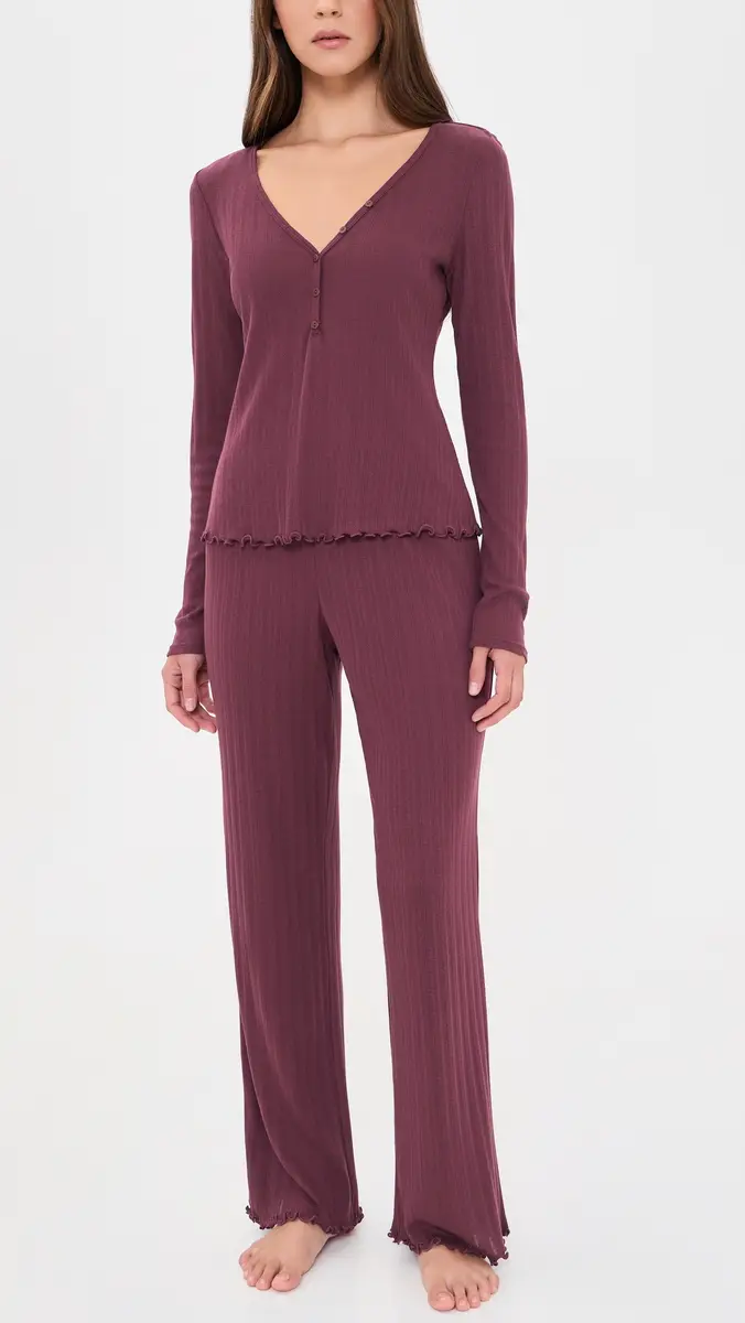 Eberjey Pointelle Henley | Thumbnail 5 Eberjey Pointelle Henley | Thumbnail 5