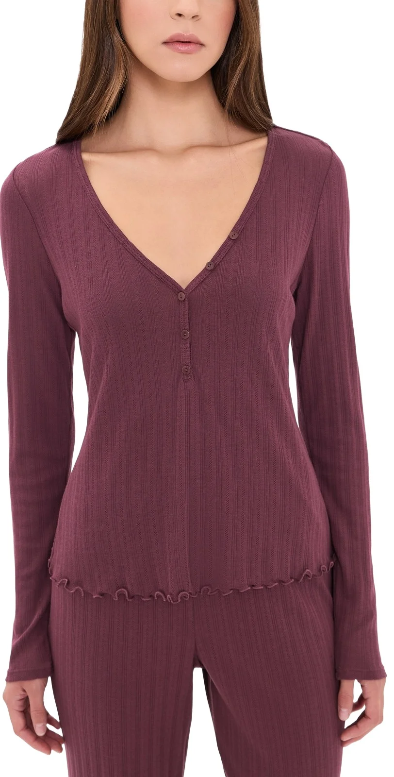 Eberjey Pointelle Henley