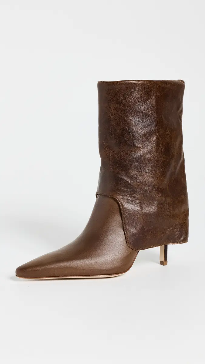 Cinq à Sept Anita Fold Over Ankle Booties | Thumbnail 2 Cinq à Sept Anita Fold Over Ankle Booties | Thumbnail 2