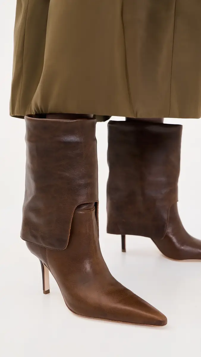 Cinq à Sept Anita Fold Over Ankle Booties | Thumbnail 3 Cinq à Sept Anita Fold Over Ankle Booties | Thumbnail 3