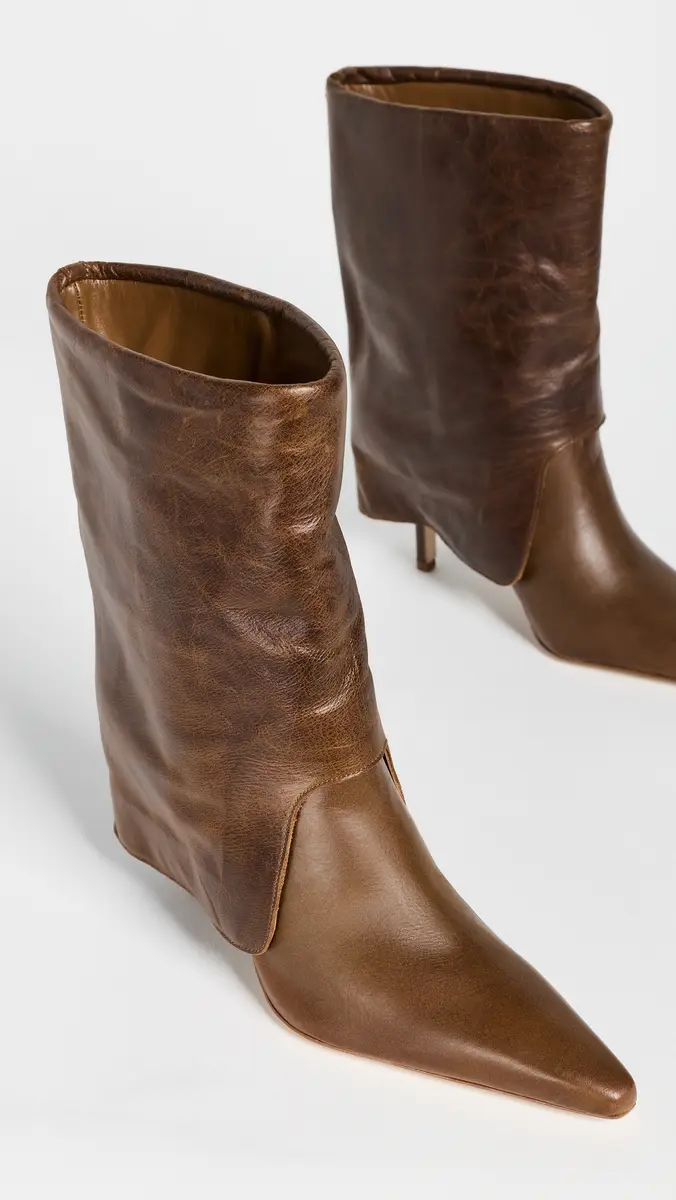 Cinq à Sept Anita Fold Over Ankle Booties | Thumbnail 5 Cinq à Sept Anita Fold Over Ankle Booties | Thumbnail 5