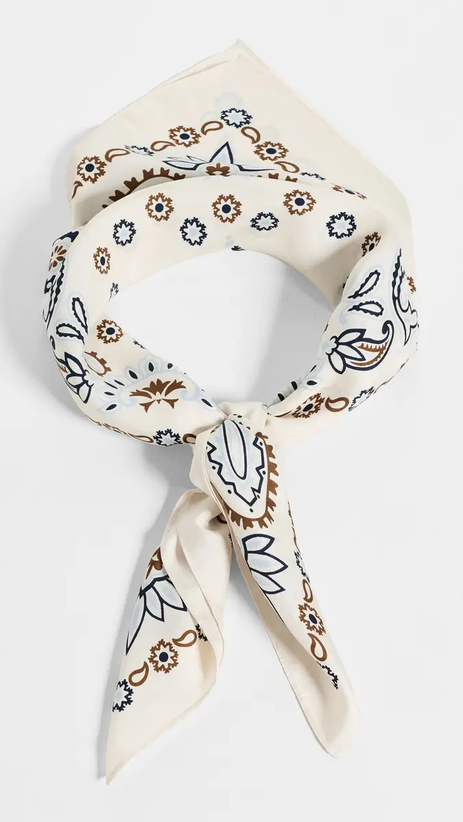Madewell Medium Silk Bandana | Thumbnail 2 Madewell Medium Silk Bandana | Thumbnail 2