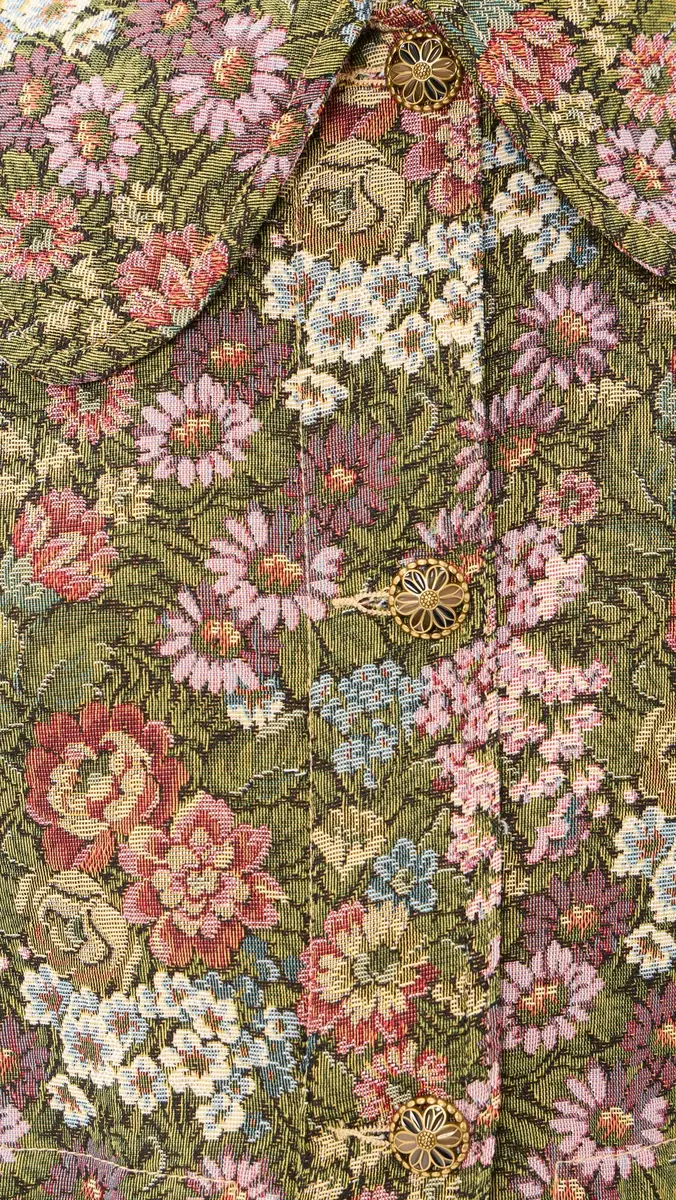Farm Rio Flower Jacquard Trench Coat | Thumbnail 6 Farm Rio Flower Jacquard Trench Coat | Thumbnail 6