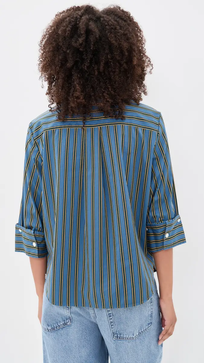Madewell The Signature Stripe Button Down Shirt | Thumbnail 3