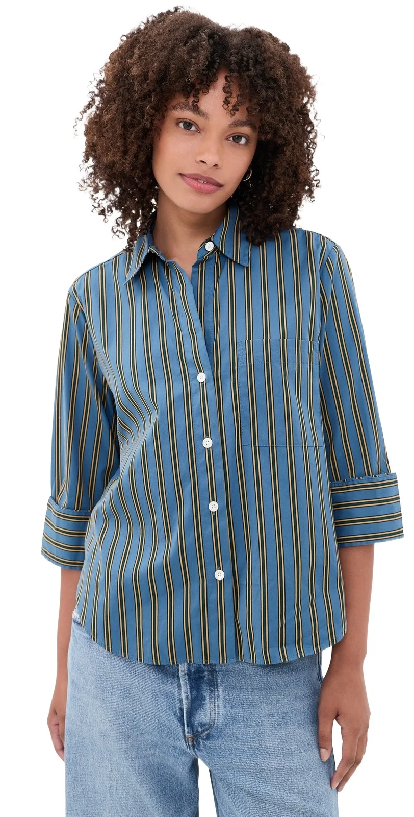 Madewell The Signature Stripe Button Down Shirt