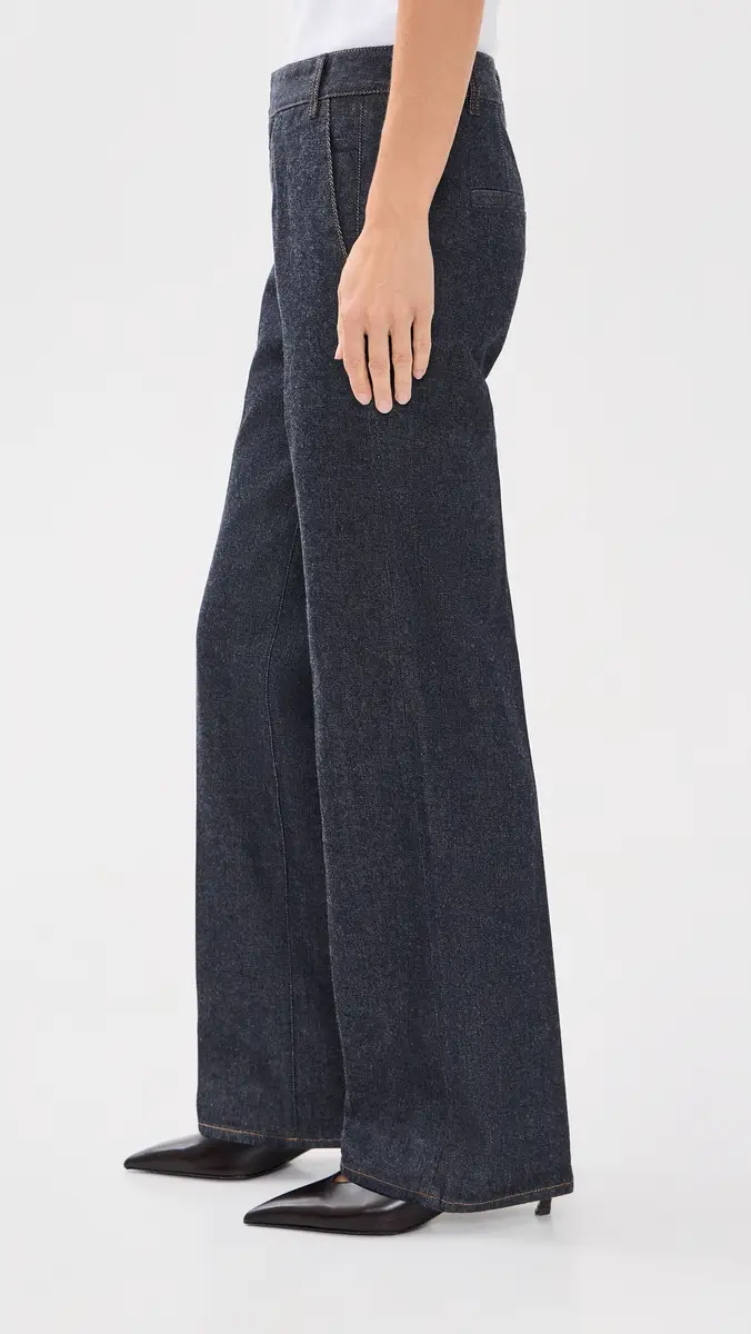Tibi Indigo Denim Pat Petite Trouser Jeans | Thumbnail 4 Tibi Indigo Denim Pat Petite Trouser Jeans | Thumbnail 4