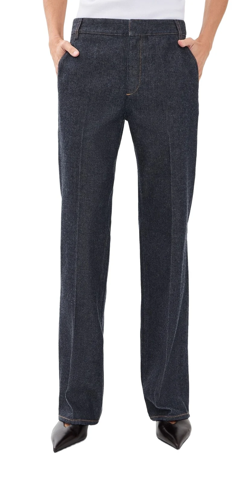 Indigo Denim Pat Petite Trouser Jeans Indigo Denim Pat Petite Trouser Jeans