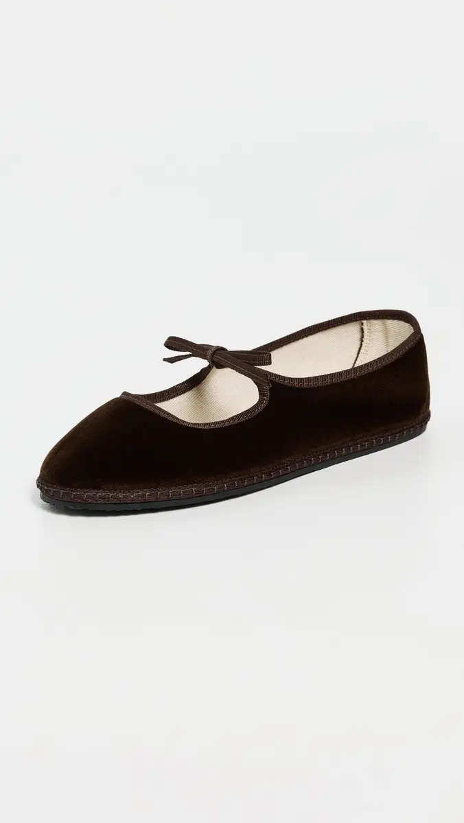 Vibi Venezia Brigitte Velvet Mary Jane Flats | Thumbnail 2 Vibi Venezia Brigitte Velvet Mary Jane Flats | Thumbnail 2