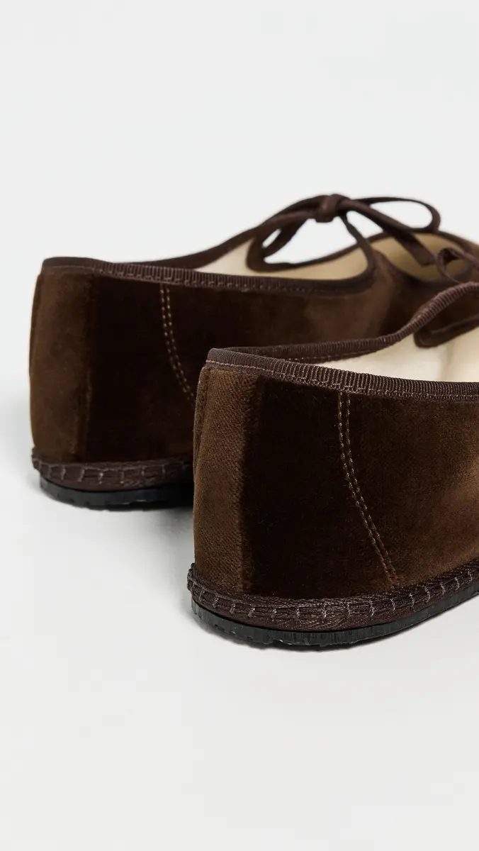 Vibi Venezia Brigitte Velvet Mary Jane Flats | Thumbnail 4 Vibi Venezia Brigitte Velvet Mary Jane Flats | Thumbnail 4
