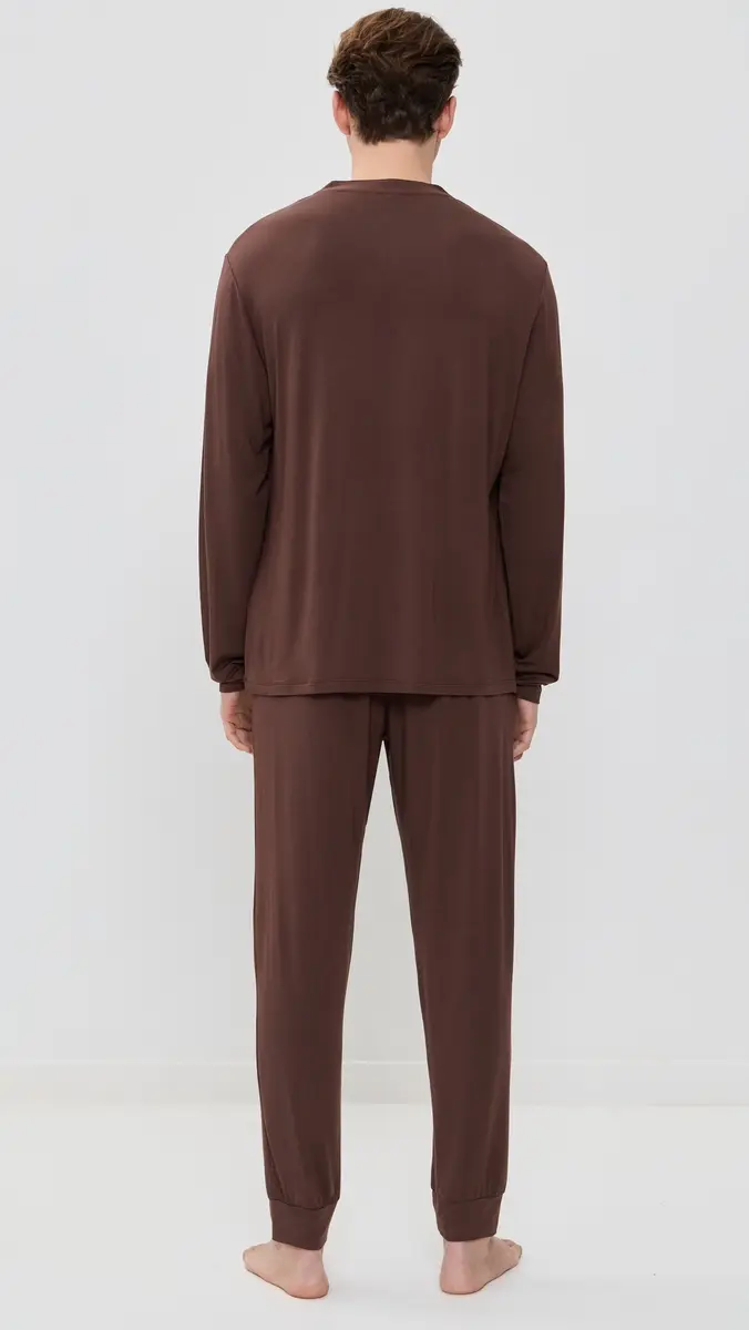 Eberjey Henry Long PJ Set | Thumbnail 3 Eberjey Henry Long PJ Set | Thumbnail 3