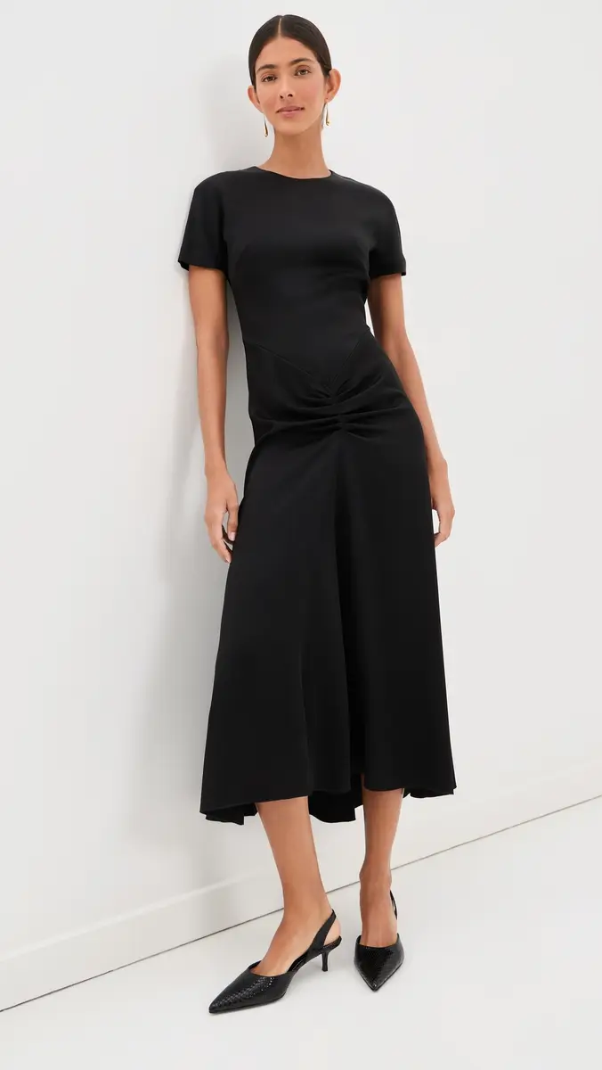 Victoria Beckham Blaire Midi Dress | Thumbnail 2