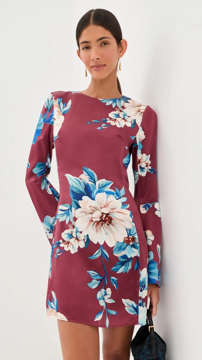 LEO LIN Suzanne Bell Sleeve Mini Dress | Thumbnail 2 LEO LIN Suzanne Bell Sleeve Mini Dress | Thumbnail 2