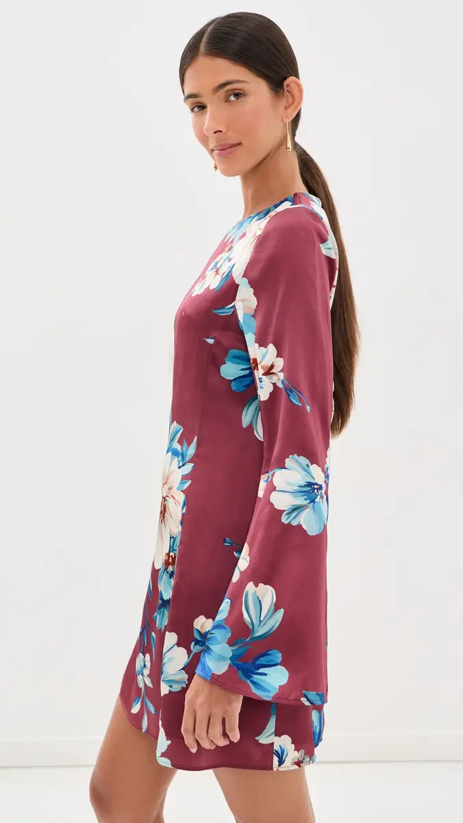LEO LIN Suzanne Bell Sleeve Mini Dress | Thumbnail 4 LEO LIN Suzanne Bell Sleeve Mini Dress | Thumbnail 4