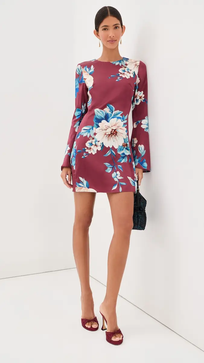 LEO LIN Suzanne Bell Sleeve Mini Dress | Thumbnail 5 LEO LIN Suzanne Bell Sleeve Mini Dress | Thumbnail 5