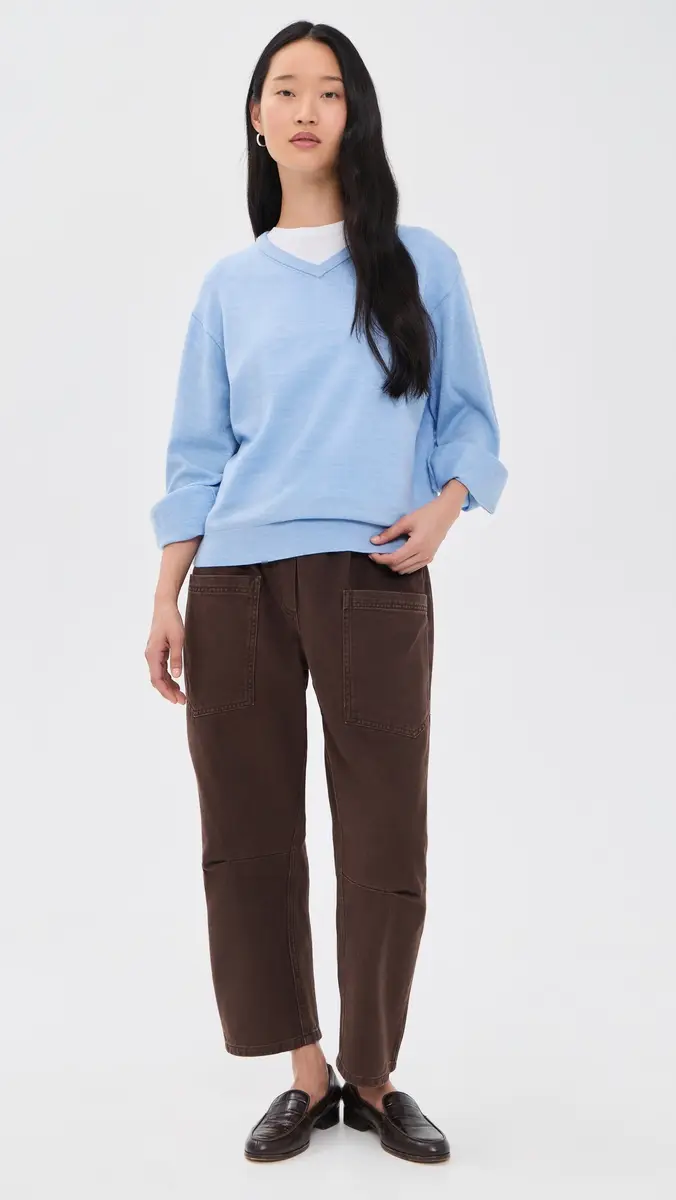 Secular V Neck Long Sleeve Sweater | Thumbnail 5 Secular V Neck Long Sleeve Sweater | Thumbnail 5
