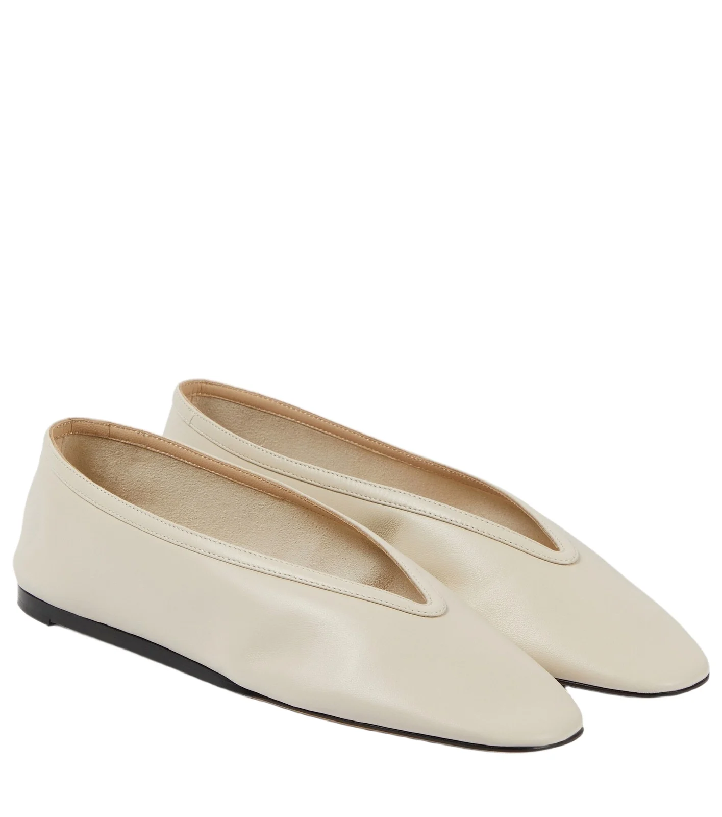 Le Monde Béryl Le Monde Béryl Luna leather slippers