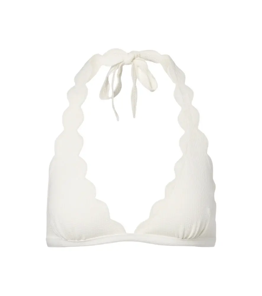 Marysia Spring scalloped bikini top | Image 1 Marysia Spring scalloped bikini top | Image 1