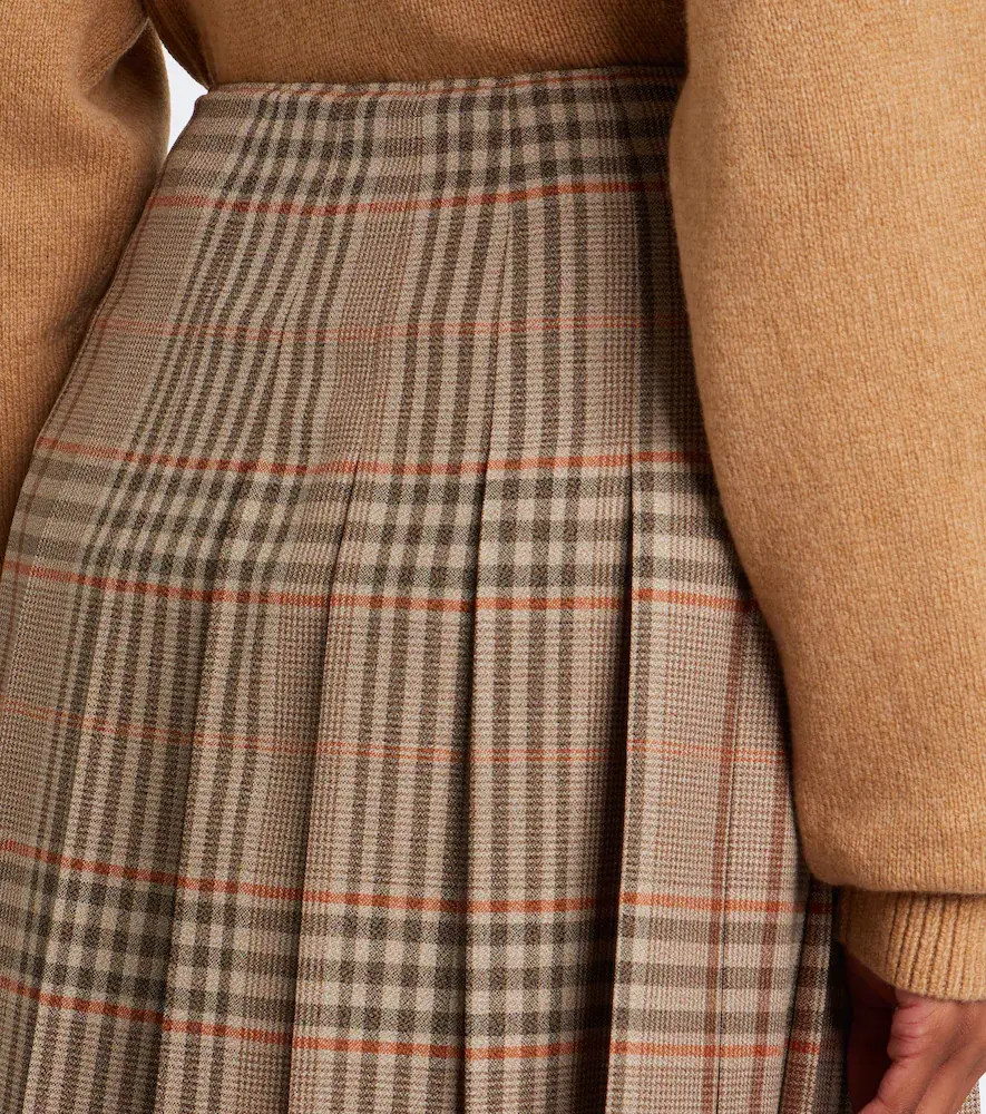 Burberry Check wool miniskirt | Thumbnail 5