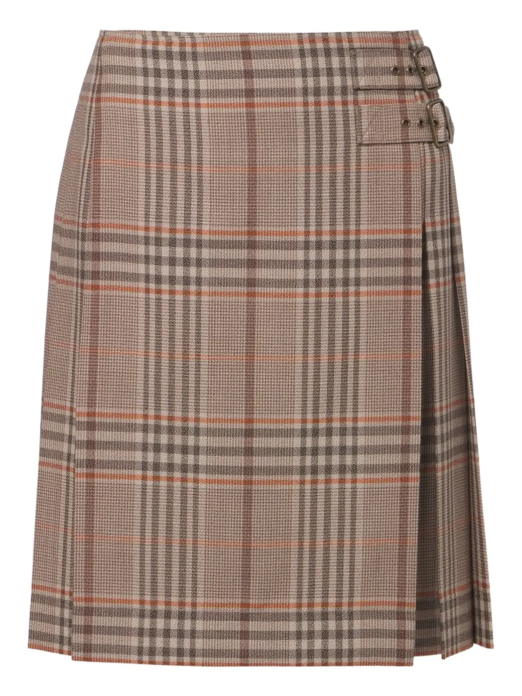 Burberry Check wool miniskirt
