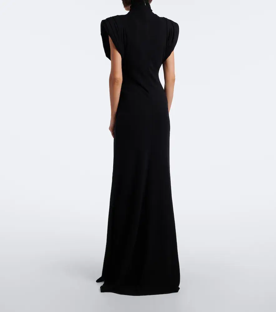 Mugler Draped wool-blend jersey gown | Thumbnail 5 Mugler Draped wool-blend jersey gown | Thumbnail 5