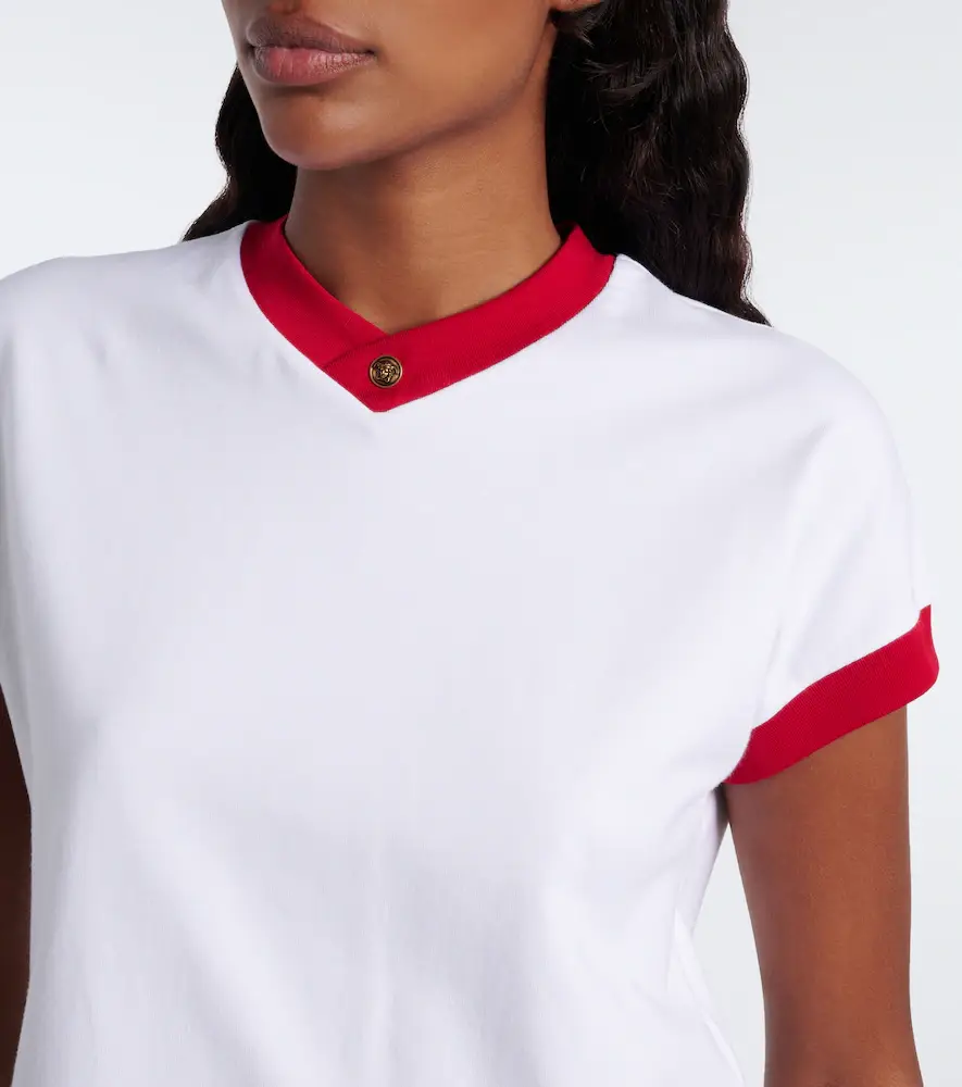 Versace Medusa cotton-blend jersey T-shirt | Thumbnail 2