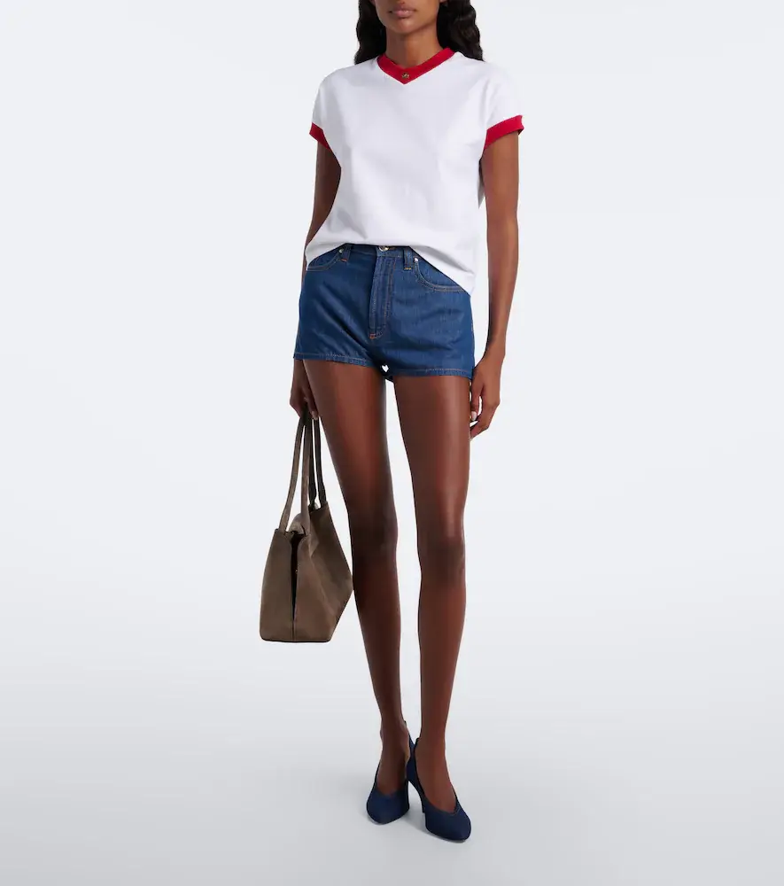 Versace Medusa cotton-blend jersey T-shirt | Thumbnail 3