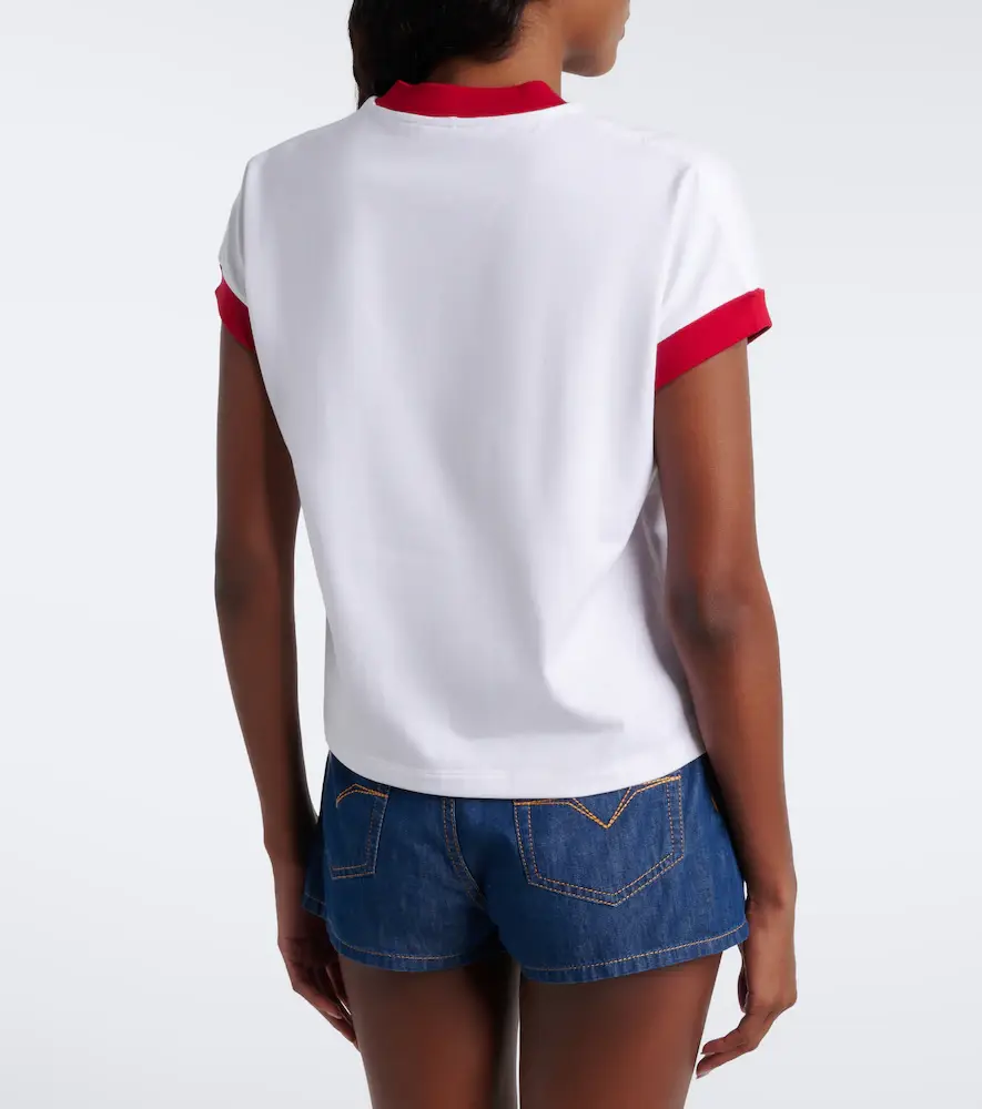 Versace Medusa cotton-blend jersey T-shirt | Thumbnail 4