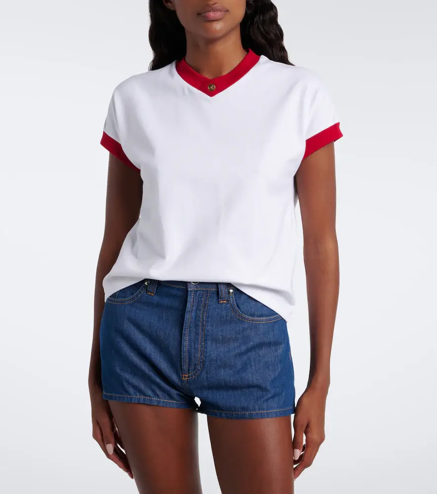 Versace Medusa cotton-blend jersey T-shirt | Thumbnail 5