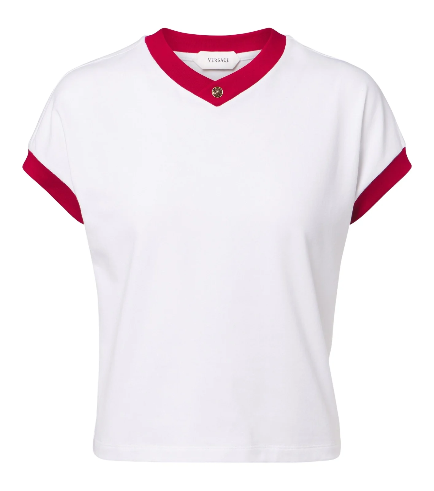 Medusa cotton-blend jersey T-shirt