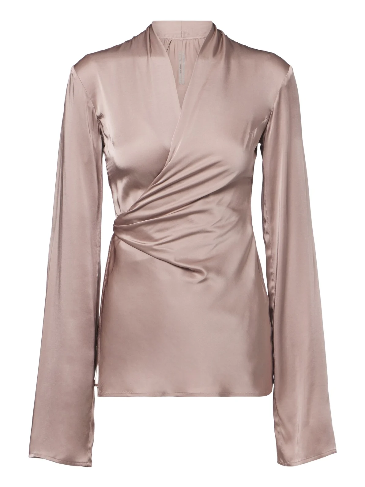 Laura draped satin top Laura draped satin top