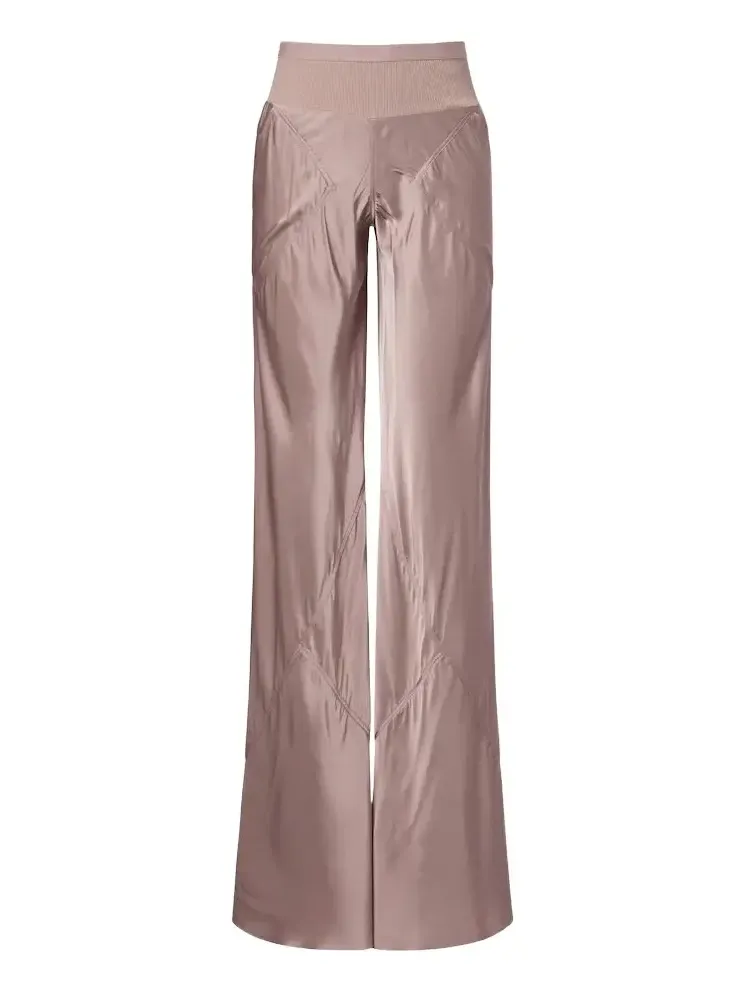 Bias satin wide-leg pants Bias satin wide-leg pants