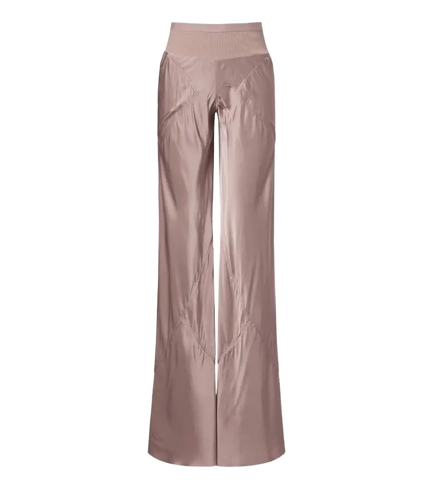 Rick Owens Bias satin wide-leg pants | Image 1 Rick Owens Bias satin wide-leg pants | Image 1