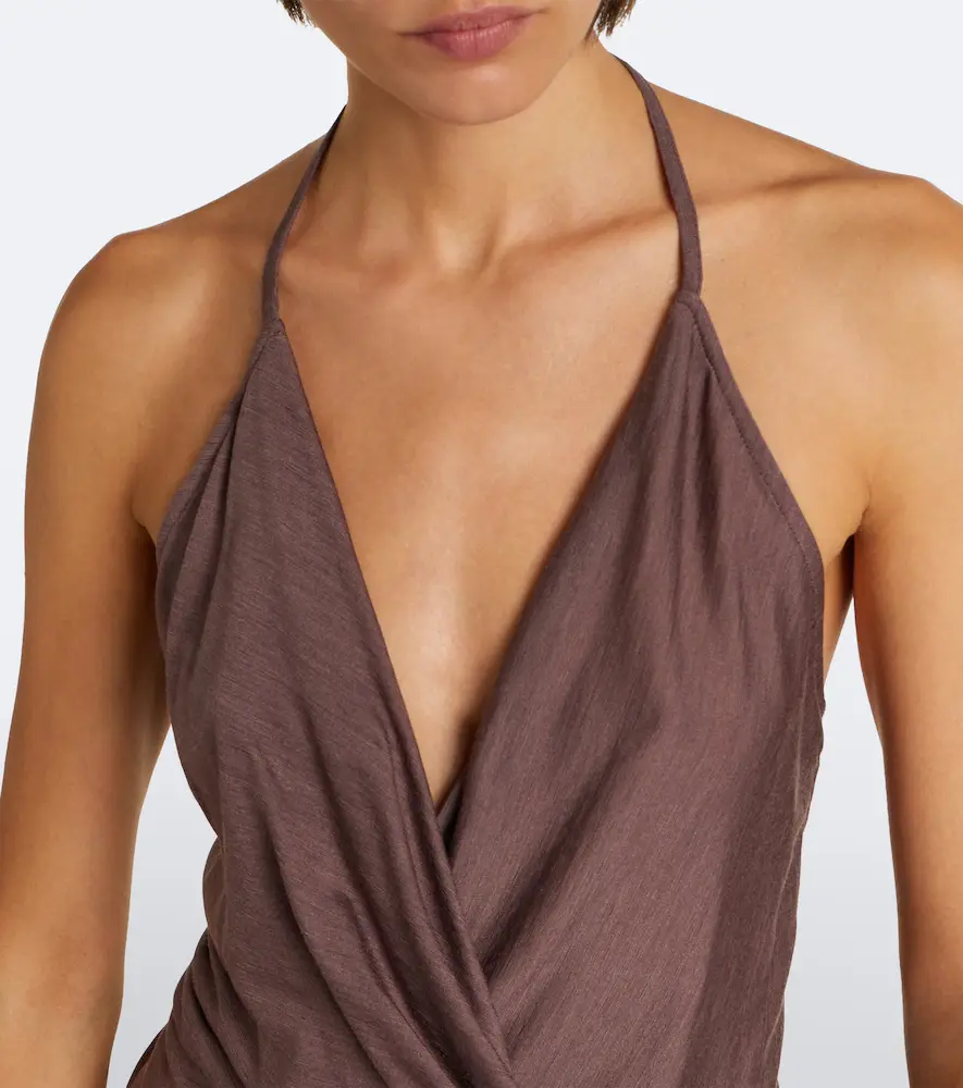 Rick Owens Draped wool and silk top | Thumbnail 2 Rick Owens Draped wool and silk top | Thumbnail 2