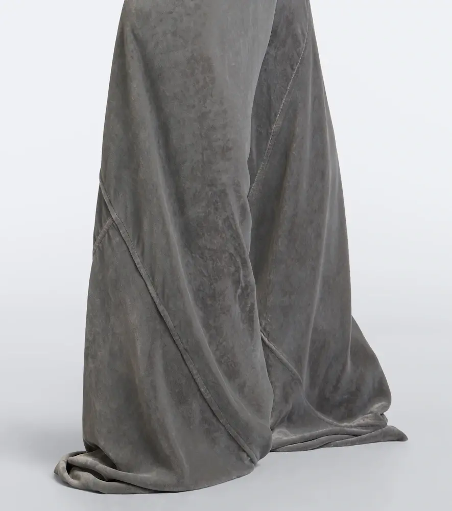 Rick Owens Bias velvet wide-leg pants | Thumbnail 2 Rick Owens Bias velvet wide-leg pants | Thumbnail 2