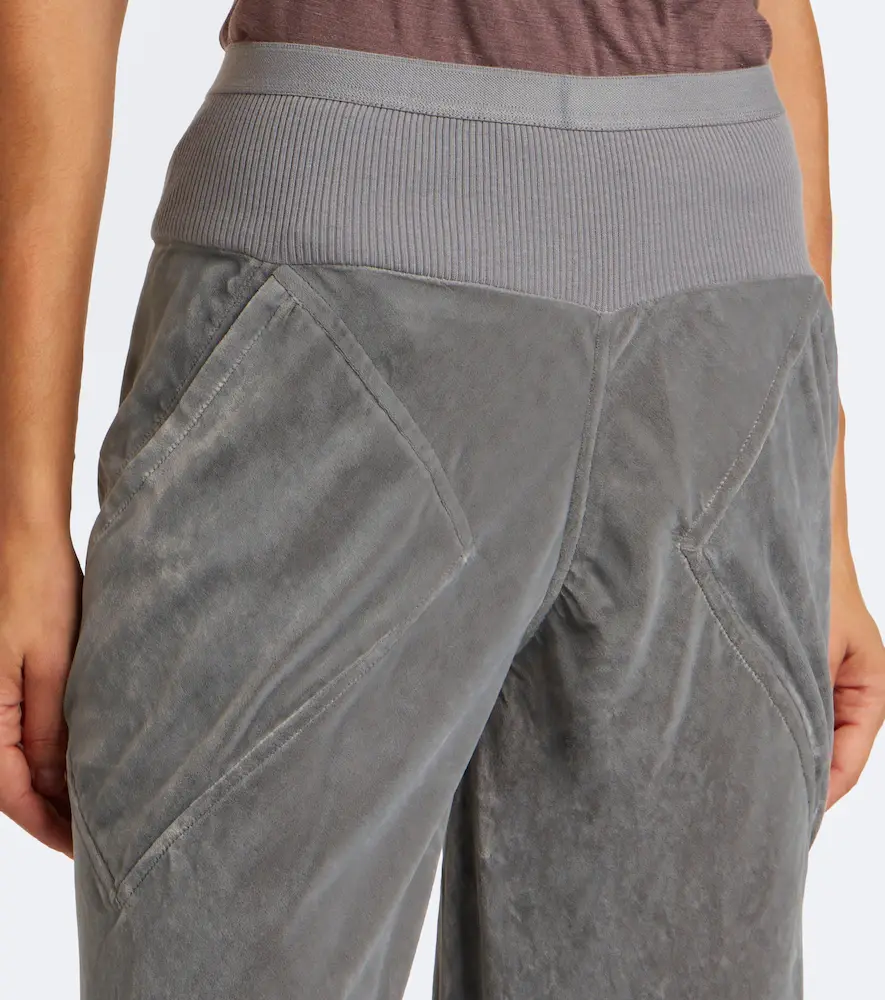 Rick Owens Bias velvet wide-leg pants | Thumbnail 3 Rick Owens Bias velvet wide-leg pants | Thumbnail 3
