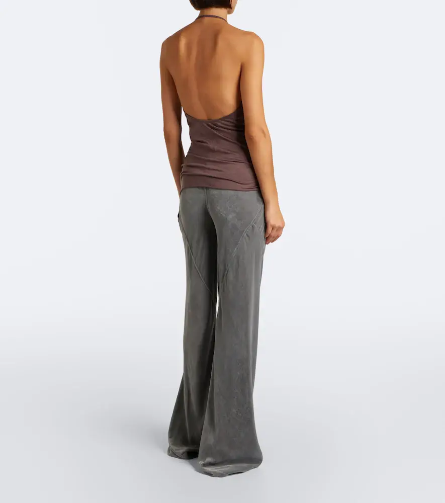 Rick Owens Bias velvet wide-leg pants | Thumbnail 5 Rick Owens Bias velvet wide-leg pants | Thumbnail 5