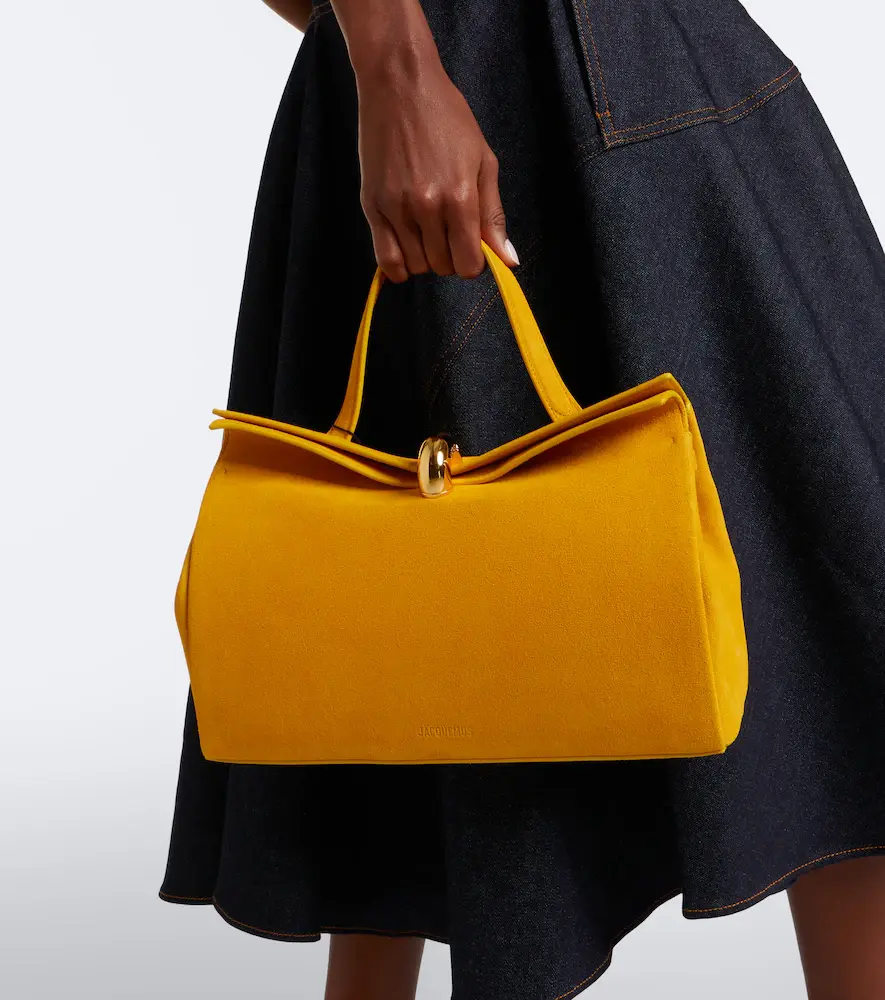 Jacquemus Valérie suede top-handle bag | Thumbnail 7