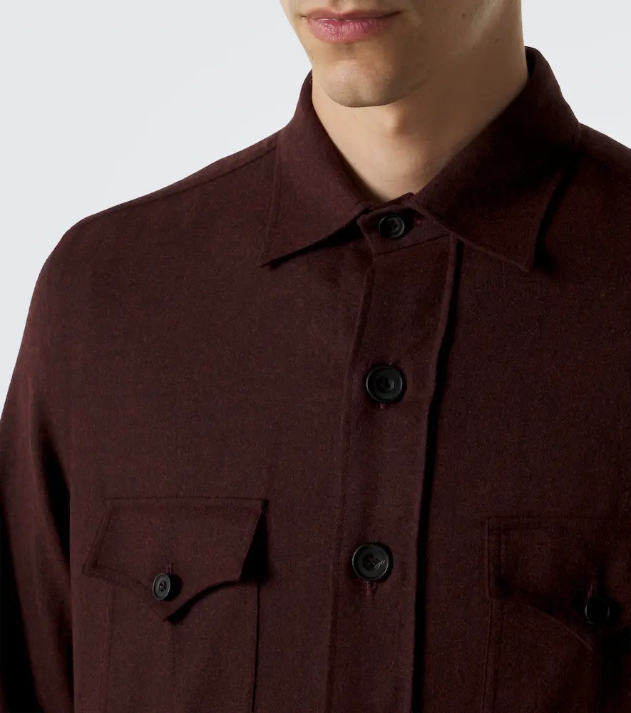 Rubinacci Wool overshirt | Thumbnail 4
