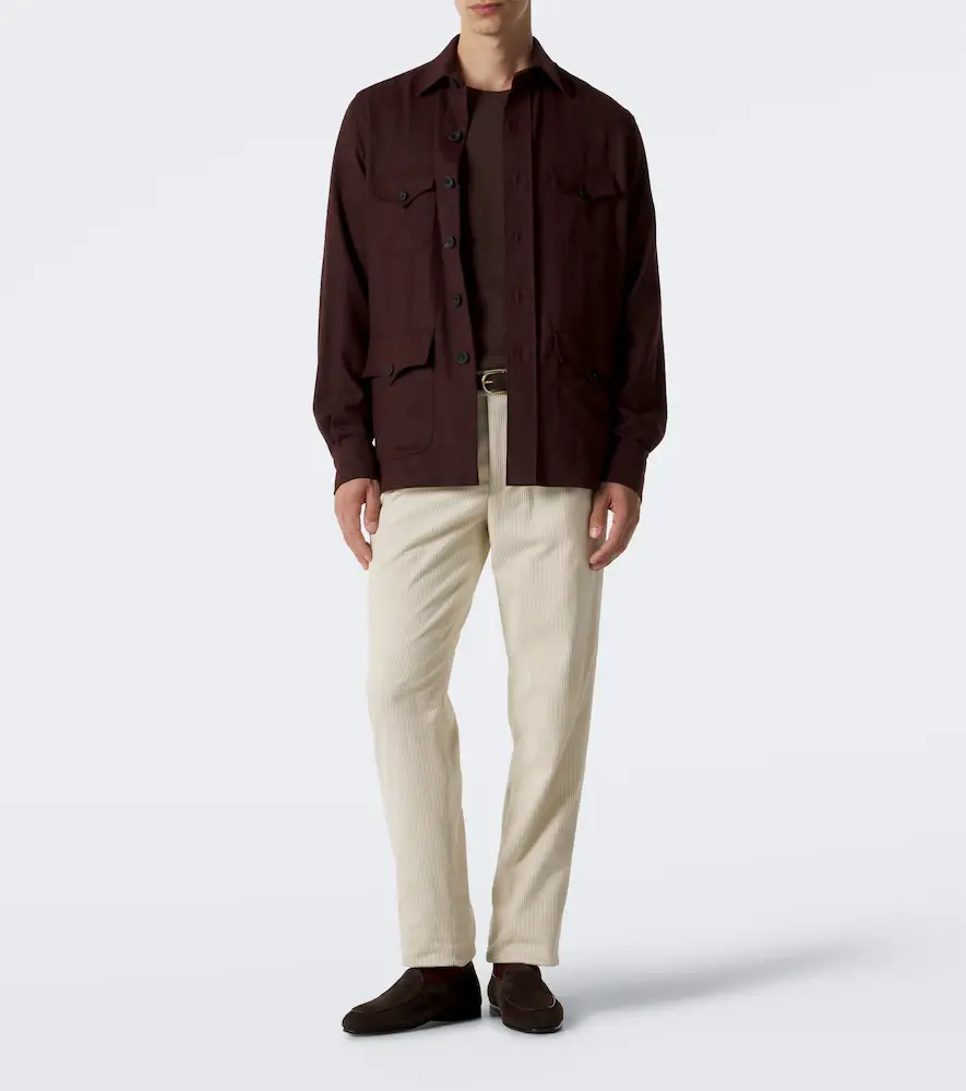 Rubinacci Wool overshirt | Thumbnail 6