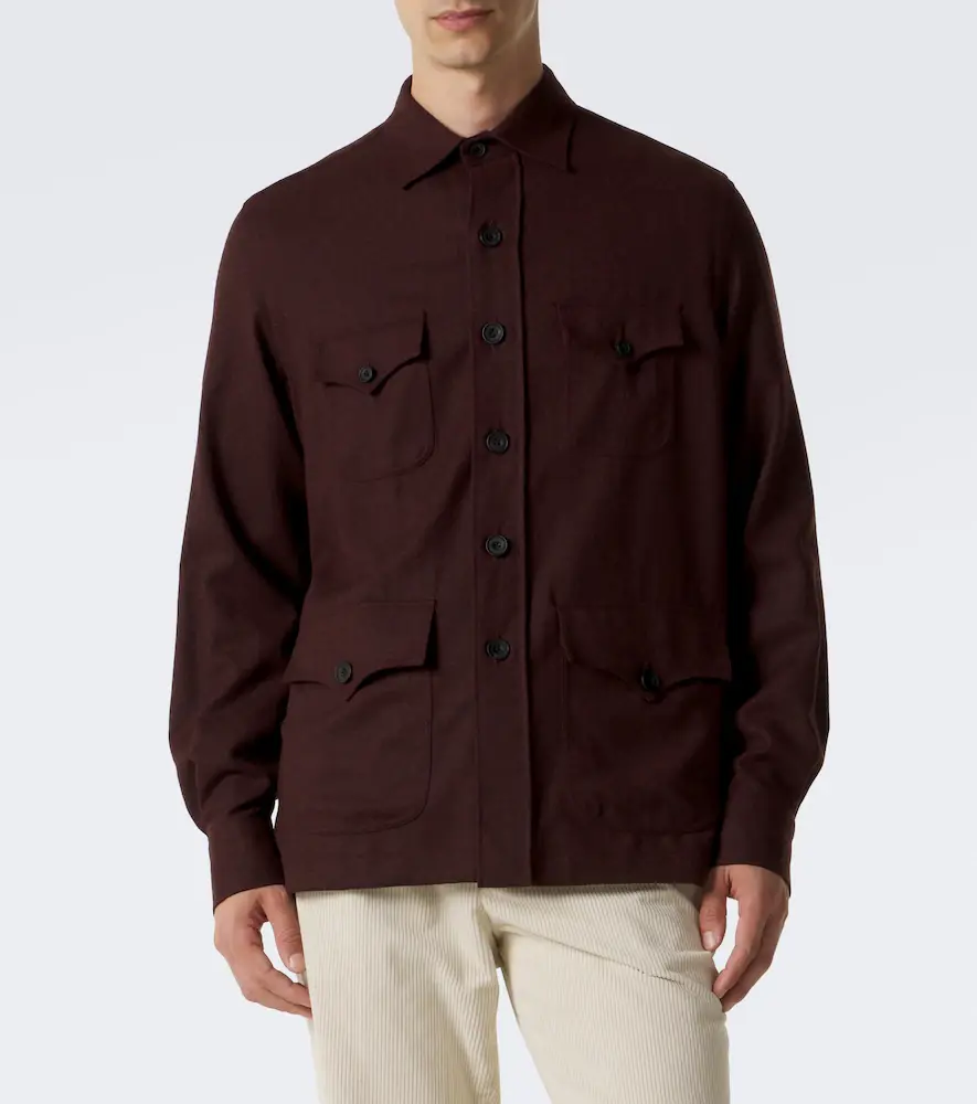 Rubinacci Wool overshirt | Thumbnail 7