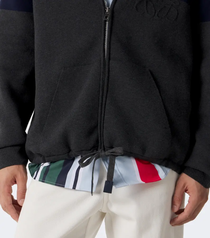 Loewe Anagram cotton-blend zip-up cardigan | Thumbnail 2 Loewe Anagram cotton-blend zip-up cardigan | Thumbnail 2