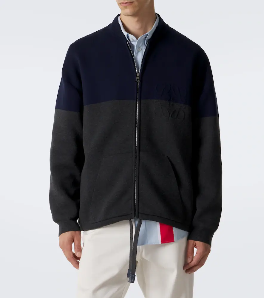 Loewe Anagram cotton-blend zip-up cardigan | Thumbnail 4 Loewe Anagram cotton-blend zip-up cardigan | Thumbnail 4